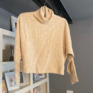 NWT Mango cream & grey sweater